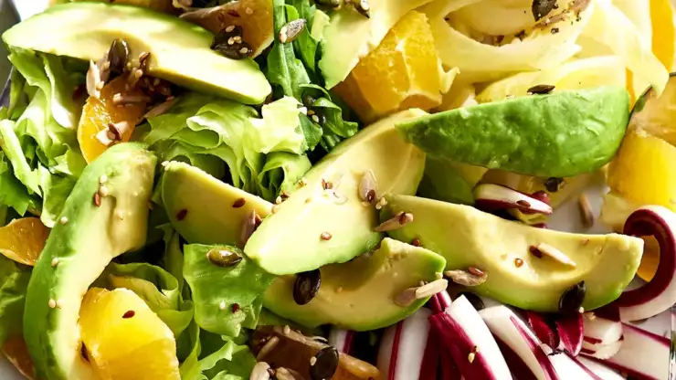 Insalata di Arance, avocado e radicchio